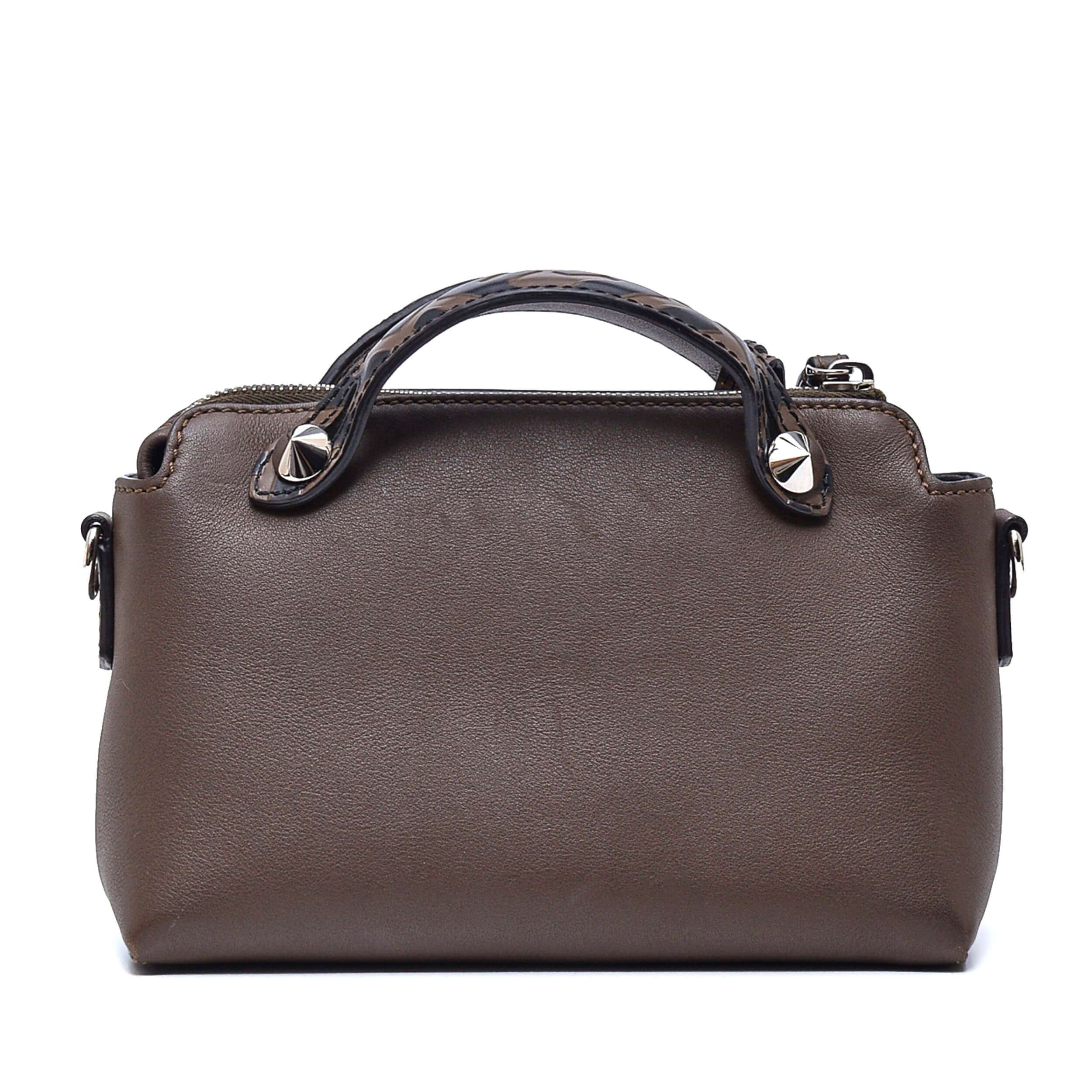 Fendi- Brown Leather Small By The Way Boston Bag